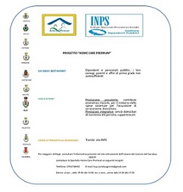 Locandina informativa del Progetto "Home Care Premium"